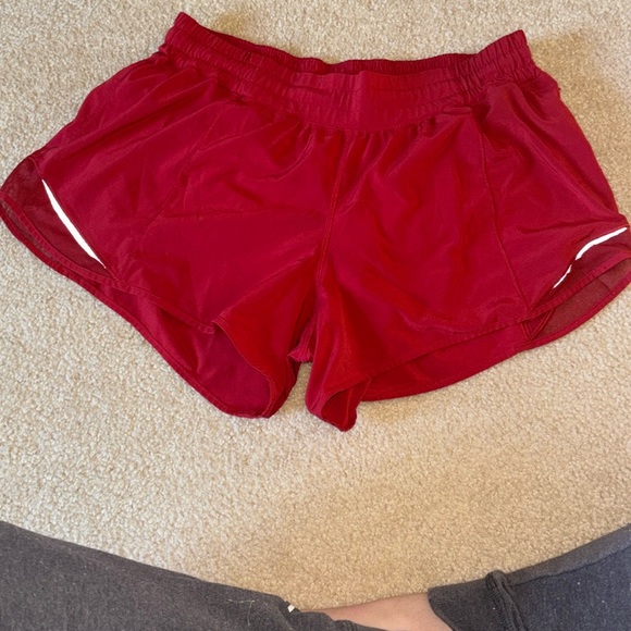 Lululemon Women's Red Athletic Shorts - Picture 4 of 5